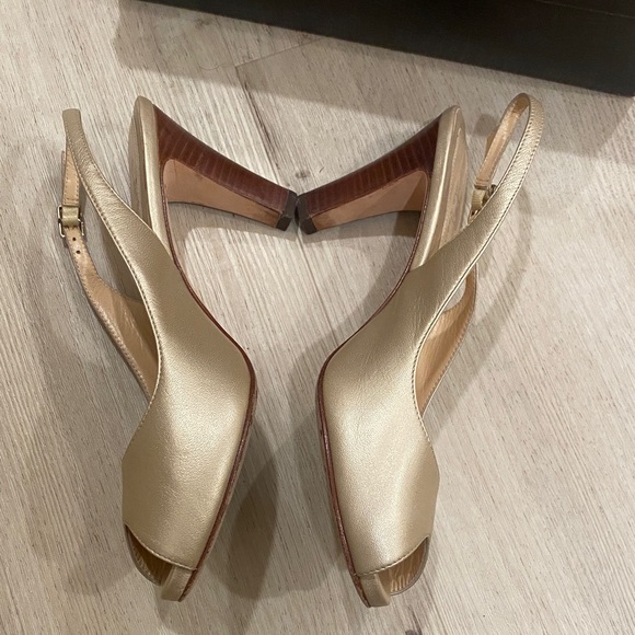 Cole Haan Slingback Heels Shoes 8 with box - Picture 3 of 6